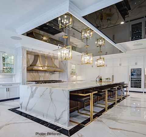 Stylish kitchen featuring quartz countertops crafted by ASASA Kitchens.