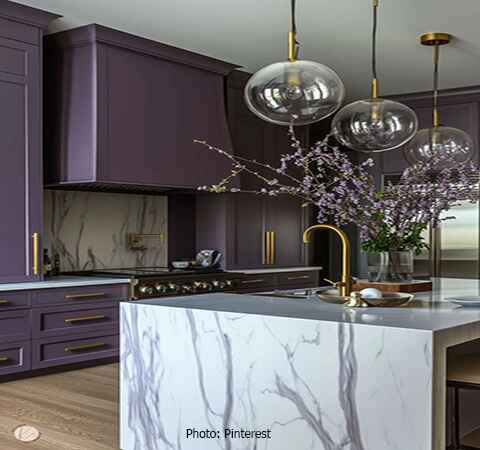 Modern painted kitchen design by ASASA Kitchens