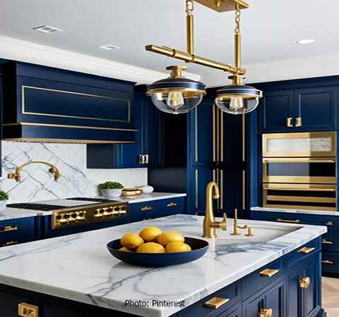 Modern painted kitchen design by ASASA Kitchens