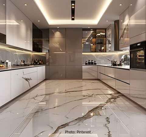 Stunning thermofoil kitchen transformation by ASASA Kitchens